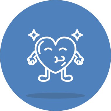 Tebrikler Kalp Ayrı Fonksiyonel Damgalama Grafiksel Elementi