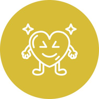 Şirin Kalp Dengeli Profesyonel Düz Sanat Düzeni