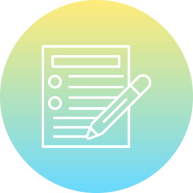 Test Kağıdı Minimum Düz Yaratıcı Grafik Tasarımı