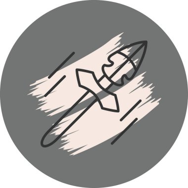 Karmaşık Ok Başlıklı Modern Dijital Sanat Özelliği