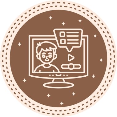 Çevrimiçi Özel Yenilikçi Dijital Grafik Sembolü