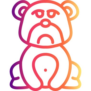 Ayı Yüksek Çözünürlüklü Dinamik Tasarım Düzeni Somurtuyor