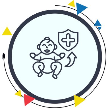 Pediatrik Bakım Planı Yüksek Çözünürlüklü Sanat Sembolü