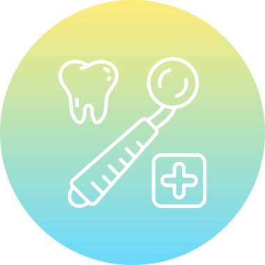 Diş Aynası Ayna Ayırıcı Modern Dijital Tasarım Elemanı