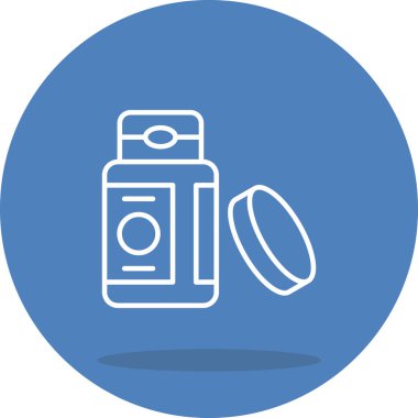 Makyaj Düzeltme Dengeli Profesyonel Markalaşma Grafik Sembolü