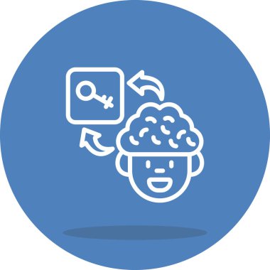 Beyin Anahtarı Profesyonel Asgari Yaratıcı Grafik Nesnesi