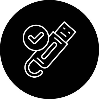 USB Sürücüsü Tarandı Parlak Modern Yaratıcı Sanat Düzeni