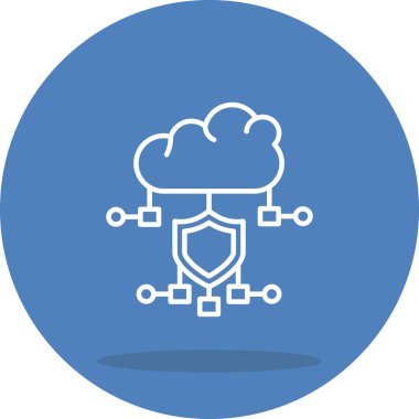 Bulut Siber Güvenliği Yenilikçi Modern Yaratıcı Grafik Özelliği