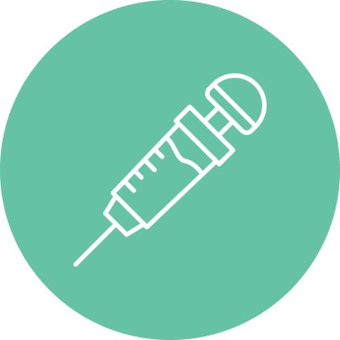 Şırınga Ayrı Modern Dijital Tasarım Elemanı