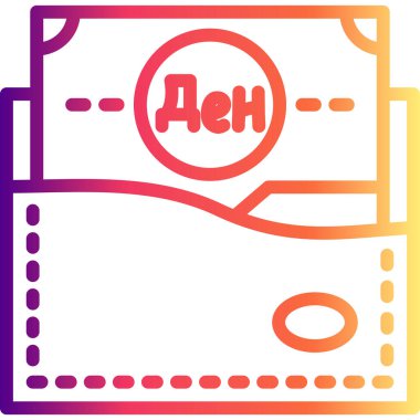 Kuzey Makedonya Cüzdanı Temiz Sayısal Grafik Düzenlemesi