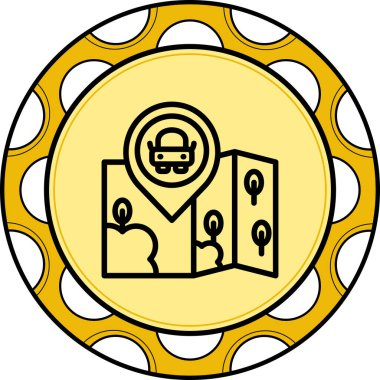 Konum Araba Tarzı Temiz Ürün Tasarımı Nesnesi