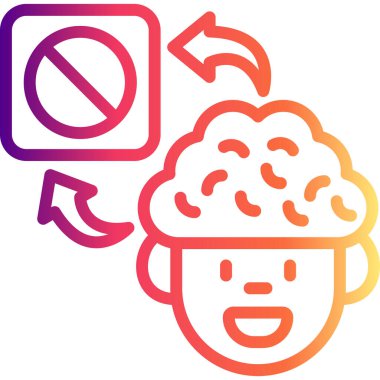 Beyin Yasağı Zarif Çağdaş Dijital Grafik Özelliği