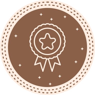 Sertifika Rozeti Stili Profesyonel Yaratıcı Sanat Nesnesi