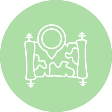 Harita Konumu Dengeli Profesyonel Düz Sanat Düzenini Kaydır