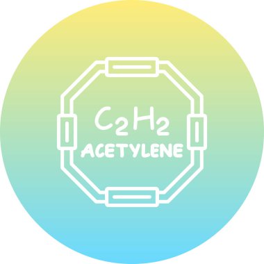 Asetilen Dinamik Modern Yaratıcı Vektör Varlığı