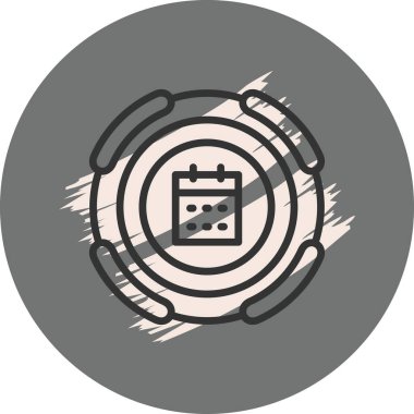 Takvim Belirgin Profesyonel Yaratıcı Grafik Elemanı