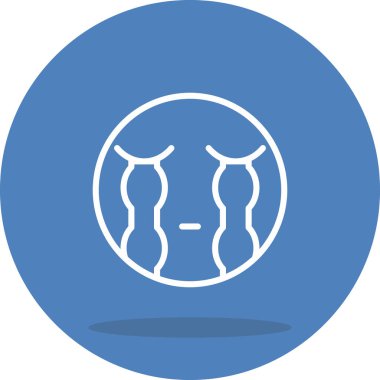 Yüksek Sesli Ağlayan Profesyonel Düz Grafik Sembolü