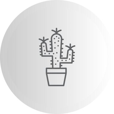 Kaktüs Eşsiz Soyut Markalaştırma Grafik ŞekliName