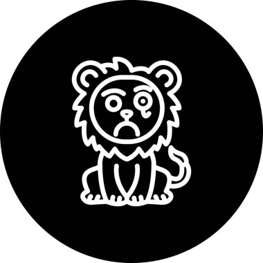 Dedektif Aslan Modern Soyut Tasarım Varlığı