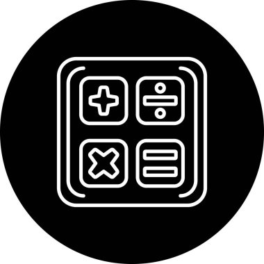 Matematik Sembolleri Yüksek Çözünürlüklü Minimum Vektör Tasarımı