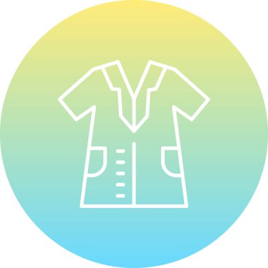 Hastane Önlüğü Zarif Rafineri Ürün Tasarım Varlığı