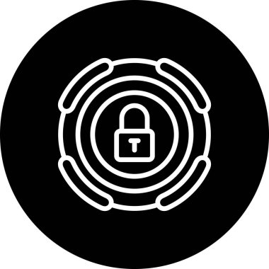 Gelişmiş İşlevsel Web Arayüzü Sembolünü Kilitle