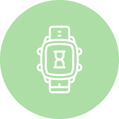 Akıllı Saat Saati Dinamik Modern Yaratıcı Vektör Varlığı