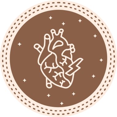 Miyokardiyal Enfarktüs Farklı Profesyonel Yaratıcı Grafik Elementi