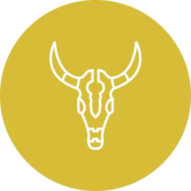 Boğa Kafatası Dengeli Modern Tasarım Elementi