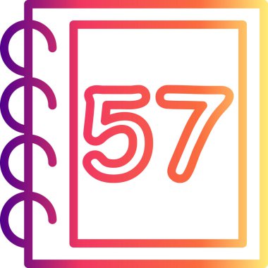 Matematik 57 Eşsiz Düz Dijital Tasarım Nesnesi