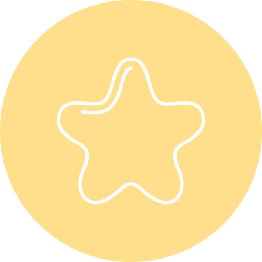 Bir Yıldız Dereceli Modern Yaratıcı Sanat Sembolü