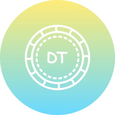 Tunus Modern Dengeli Marka Vektörü Sembolü