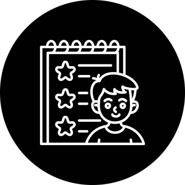 Geri bildirim Raporu Zarif Minimum Dijital Grafik Sembolü