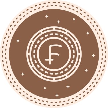 France Coin Modern Marka Vektör Varlığı