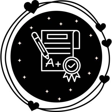 Rapor Kartı Zarif Dengeli Düz Sanat Özelliği