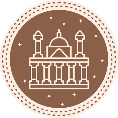 Pantheon Yüksek Kaliteli Özel Vektör Tasarımı