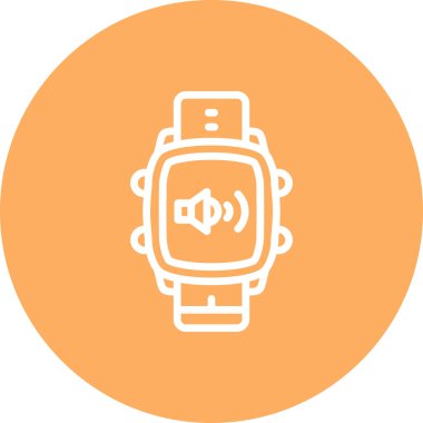 Akıllı Saat Ses Stili İşlevsel Web Arayüzü Elemanı