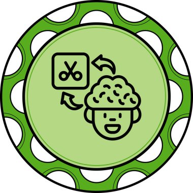 Beyin Makas Sofistike Temiz Ürün Grafik Şekli