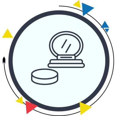 Sıkıştırılmış Ayna Yüksek Kaliteli Özel Vektör Tasarımı