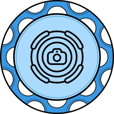 Kamera Profesyonel Temiz Düz Grafik Özelliği