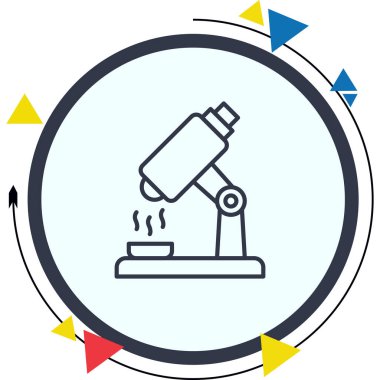 Mikroskop Modern Soyut Yaratıcı Tasarım Varlığı