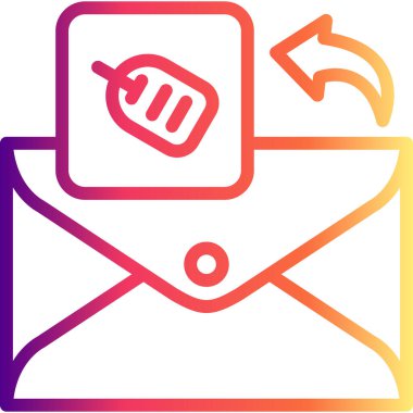 E- posta Etiketli Zarif Modern Sanat Düzenlemesi