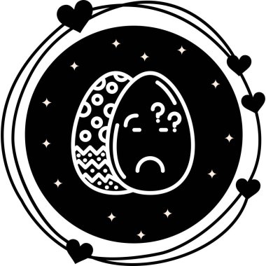 Paskalya Yumurtası Çağdaş Yenilikçi Dijital Tasarım Varlığı