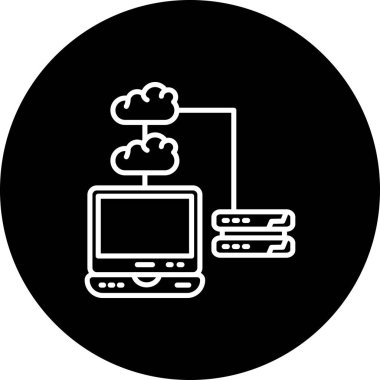 Bulut Veritabanı Asgari Dijital Grafik Sembolü