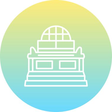 Mısır Mezarı Dengeli Profesyonel Markalaşma Grafik Sembolü