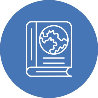 Coğrafya Kitabı Belirgin Temiz Damgalama Grafik ŞekliName