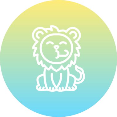 Aslan Aslanı Kutlama Yüksek Kaliteli Grafik Sembolü