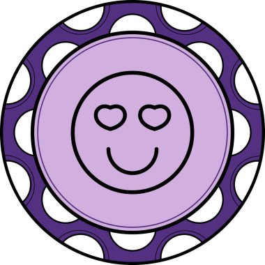 Love Eyes Dinamik Yaratıcı Dijital Grafik Şekliyle Gülümse