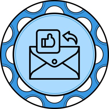 Modern Dengeli Markalaşma Vektörü Sembolü Gibi E- posta