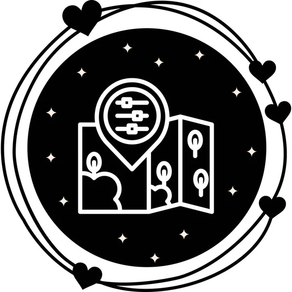 Location Controls Elegant Minimal Digital Graphic Symbol